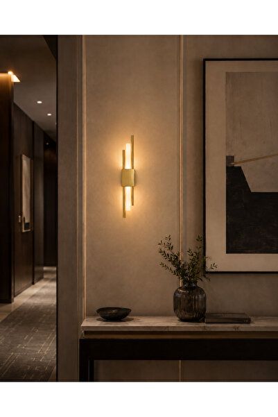 VEGA AYDINLATMA Square Aplik 50x8 cm LED Duvar Apliği Pilli ve Elektrikli Kullanım