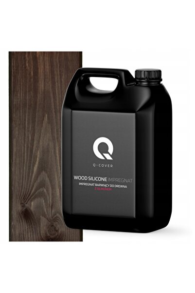 NO BRAND Imprăștiere pentru lemn cu silicon, nuanța Palisandru Cron, 5L + pen...