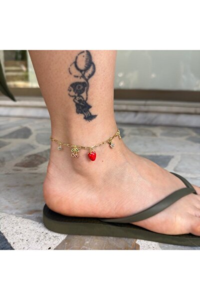 nesdesignn Colorful Anklet with Fruit Charms