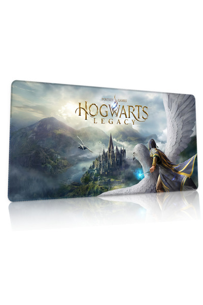 Duvarda Hogwarts Legacy Gaming Oyuncu 90x40 cm Mousepad Dikişli Kaymaz Taban XL