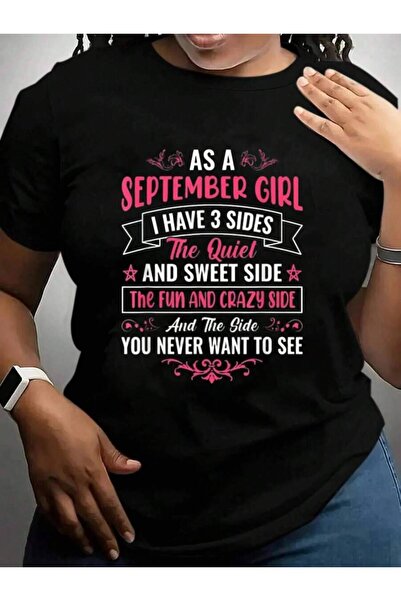 k222 As September - Girl Cruise Vacation Trip Black Graphic T Shirts Tee