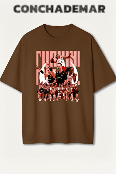 Vordevia Sultans of the Net Printed Premium Oversize Cotton T-Shirt