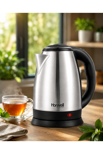 HARWELL 1.8L Electric Kettle 1500W Stainless Steel Fast Boiling Auto Shut-Off...
