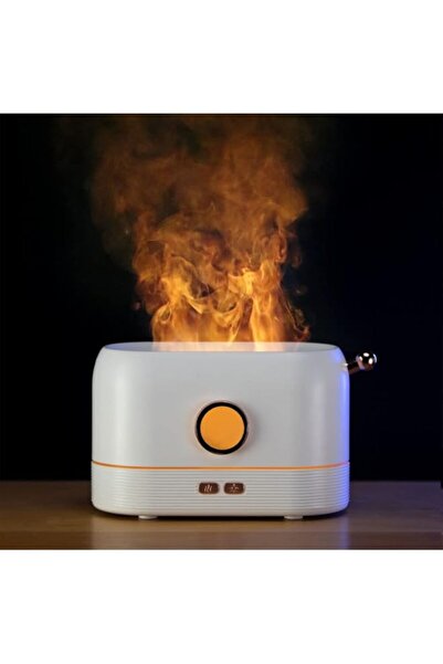 Generic Brand SYOSI Flame Humidifier | 3D Flame Essential Oil Diffuser with A...