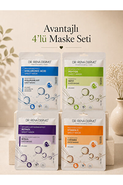 Dr. Rena Dermo Advantageous Disposable Paper Mask Set 1 Piece in Each Package...