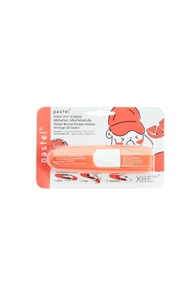 Generic Pastel Brand Pocket Inhaler Orange Oil Scent