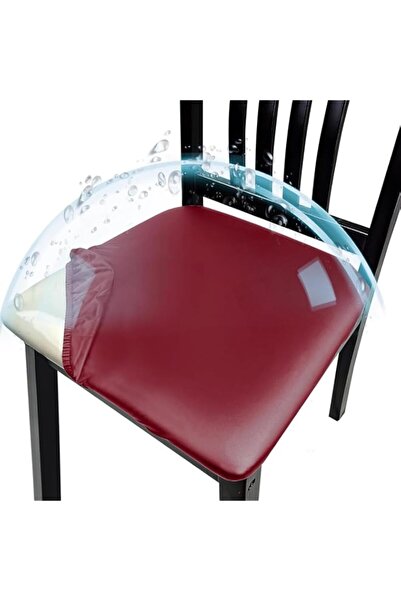 Generic Brand Waterproof Pu Dining Chair Seat Covers, Waterproof Kitchen Chai...