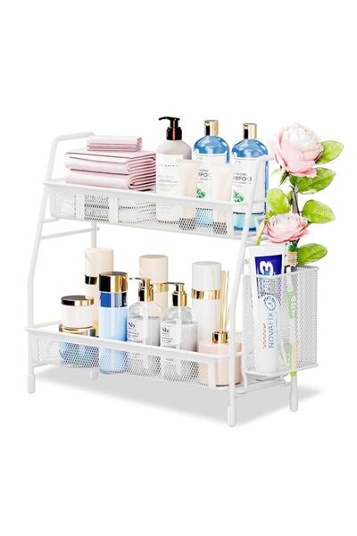 Generic Bathroom Counter Organizer, Bathroom Organizer Countertop with Side B...