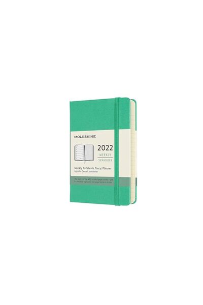 Generic Moleskine Classic 12 Month 2022 Weekly Planner, Hard Cover, Pocket (8...
