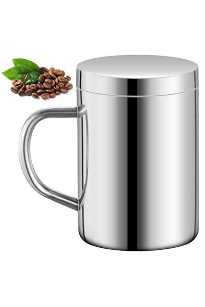 Generic SYOSI Stainless Steel Double Wall Mug, Double Wall Insulated Mug with...