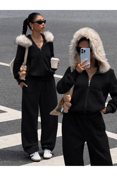 Toum Muchi Fur 3 Thread Tracksuit Set