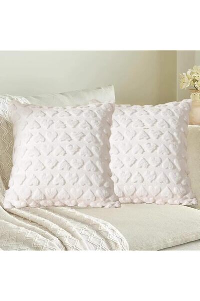 Generic Valentine's Day Pillow Covers Set of 2, 18x18 Inch Plush Fluffy 3D Lo...