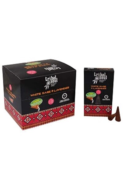 Generic Brand Tribal Soul White Sage & Lavender Large Backflow Incense Cones