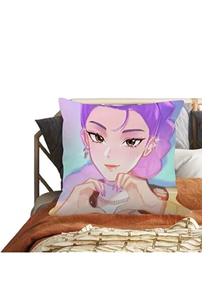 Generic Anime Character Design Decorative Throw Pillow Cover, Plush Cushion C...