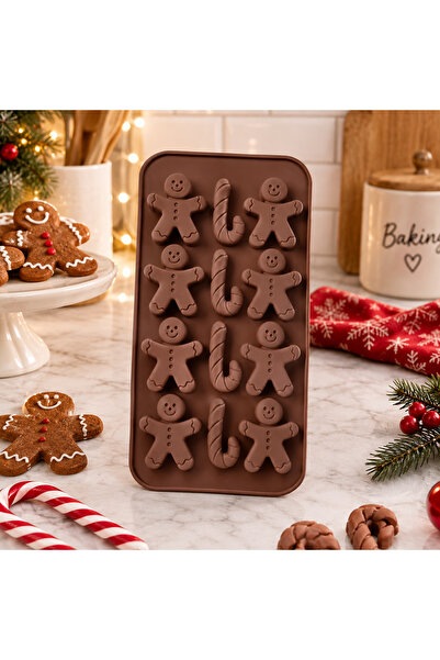 pratikpastacılık Çi̇ Series Patterned Silicone Chocolate Mold/Ceramic-Hobby Mold
