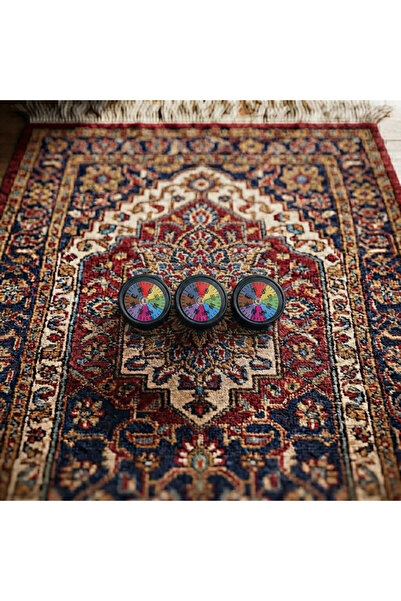 MAYSAM HAC UMRE HEDİYELİK 3 Adet Mini Plastik Kıble Pusulası - Namaz ve Seyah...