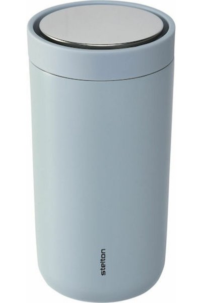 Stelton Θερμός To Go Click Θερμικό Γυάλινο Ανοξείδωτο Ατσάλι 200ml Μαλακό Σύν...