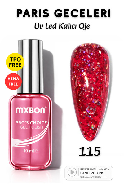 Venalisa Uv Led Kalıcı Oje 10 ml Hema & TPO Free Midnight in Paris - 115