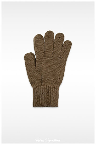PIECE SIGNATURE New Autumn and Winter, Solid Color Windproof Acrylic Gloves f...