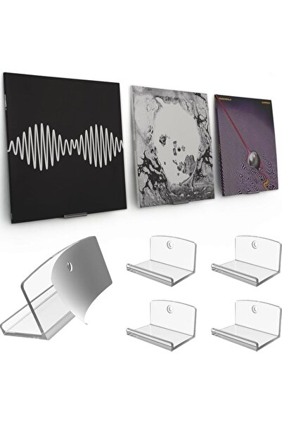 Generic Adhesive Vinyl Wall Mount (4-Pack), Strong Hold Record Holder, Easy I...