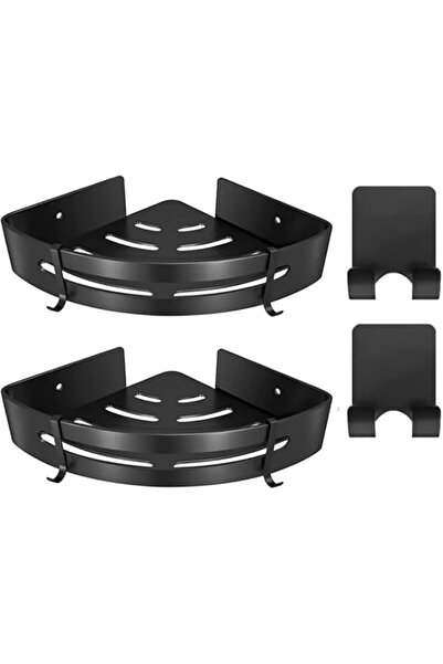 Generic Bathroom Organizer & Razor Holder – No Drilling Corner Shower Caddy, ...