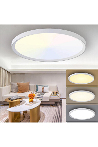 OEM Plafonieră LED Yexati 18W, IP44, 3 moduri de culoare, 1800lm
