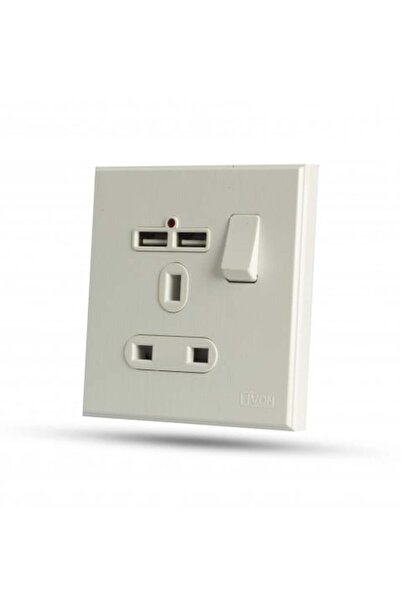 tvon قابس كهربائي بمنفذين USB لتشغيل البيانو والتلفزيون.