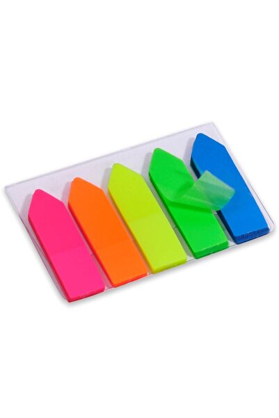 BAMI NETWORK Etichete adezive indexare sageata plastic 4.3x1.2 cm colorate