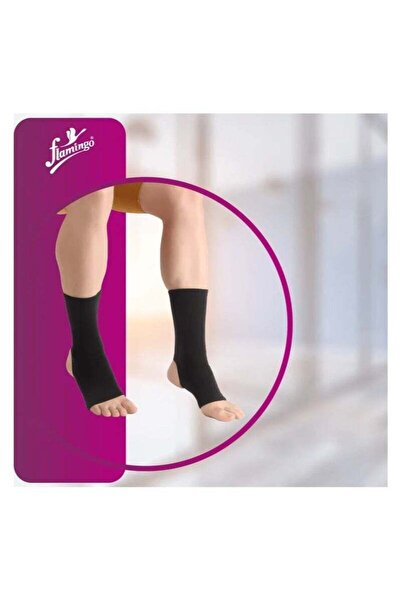 Flamingo Ankle Support Anklet Pair, Size M, Black