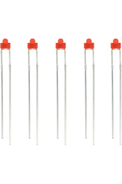Generic KNP 1.8mm Rectangular Red LED-Diffused Lens, High-Brightness Indicato...