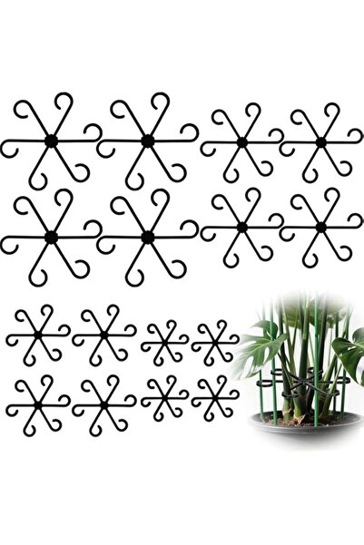 Generic 16pcs Plant Stem Support, Plant Support for Indoor Plants, Plastic Re...