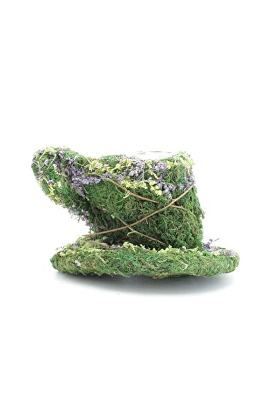 Generic Assorted Flower Pot Tea Cup Shaped Creative Leaf Moss Knitted Planter...