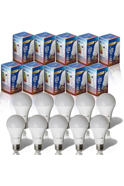 Generic 9W LED Bulb, Daylight CCT:6500K, E27, 2Years , Non-dimmable, CRI80, 8...