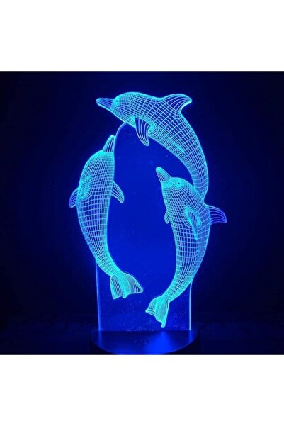 Generic 3D Illusion Lamp LED Night Light Intelligent Animals Cute Toddler Gif...