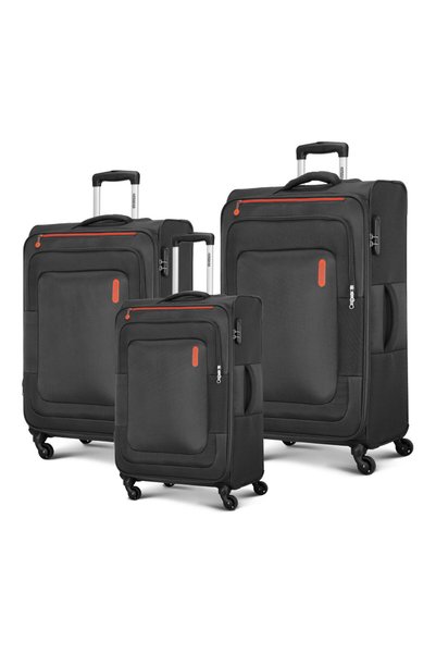 American Tourister طقم حقائب سفر دنكان+ من 3 قطع، 55/68/83 سم - أسود
