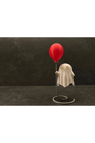 Figür Dünyası Miniş Oyuncaklar balon tutan hayalet oyuncak 3 d figür aksesuar...