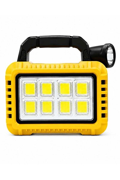 hurry bolt Multi-Functional Emergency Light: HB 8678S-8 50W Solar Flashlight