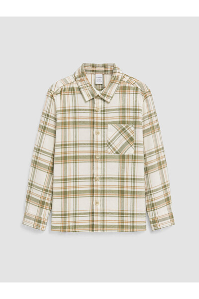LC Waikiki Quality Pieces from Çelebi Store: Checkered Embroidered Boys' Shirt