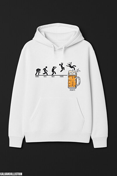 CALKARCOLLECTION I Love Beer Unisex Hooded Sweatshirt (Hoodie)