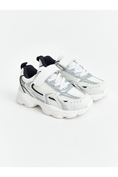 LC Waikiki Lcw Steps White Mesh Velcro Boys' Sports Shoes
