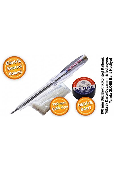 İzeltaş 190 mm Elektrik Kontrol Kalemi & Set Hediyeleri