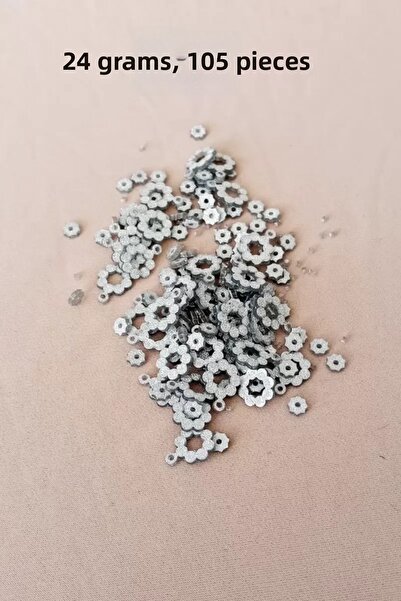 Mestore Oya Evening Dress Bracelet Necklace Plexi Metallic Plastic Sequins Si...