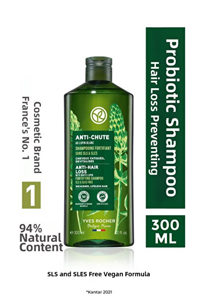 Yves Rocher Strengthening Shampoo for Thinning Hair – Nourishing and Restorat...