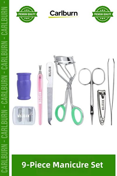 Carlburn # Manicure Set Professional Stainless Steel Stylish Boxed Hand and F...