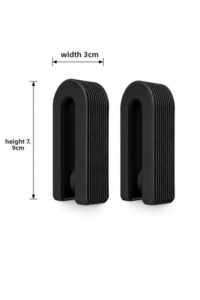 Arvella Studio Adhesive Modern Towel Rack Set of 2 |   Wall Towel Holder Without Drilling |   Bathroom Kitchen Organizer Hanger Rack