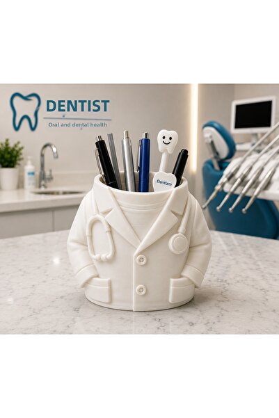 mutes حامل أقلام أسنان ثلاثي الأبعاد MAN DR-510