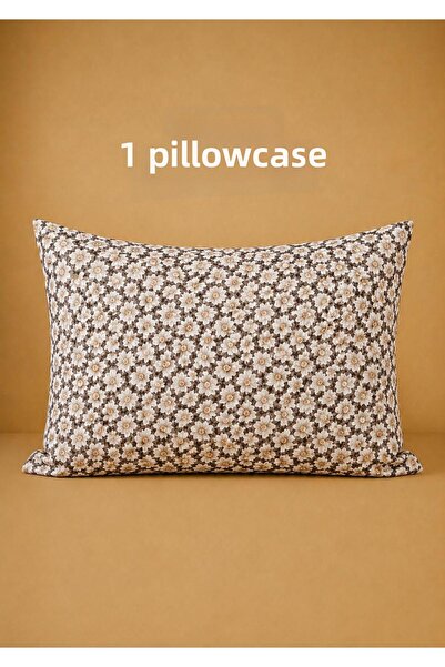 meressa home Pillowcase 1 Piece Cotton Lining 50X70 cm Liquid Proof