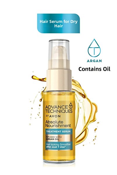 AVON Advance Techniques Nourishing Hair Serum with Moroccan Argan Oil 30ml