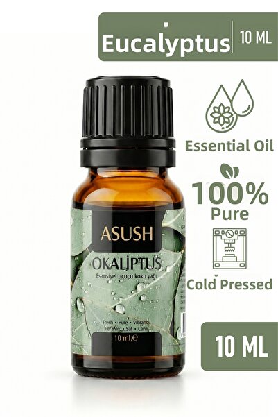 ASUSH زيت الأوكالبتوس العطري 10 مل - عطر منعش وحاد وعشبي