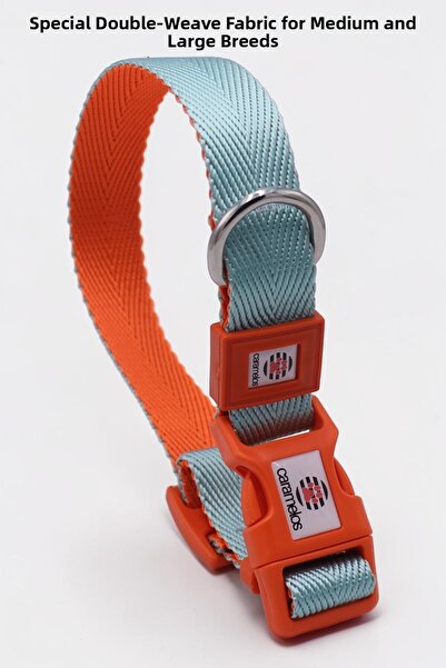CARAMELOS Adjustable Dog Collar for Medium and Large Breeds, 2.5 cm